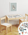 Latt Table World Map Decal DF4.
