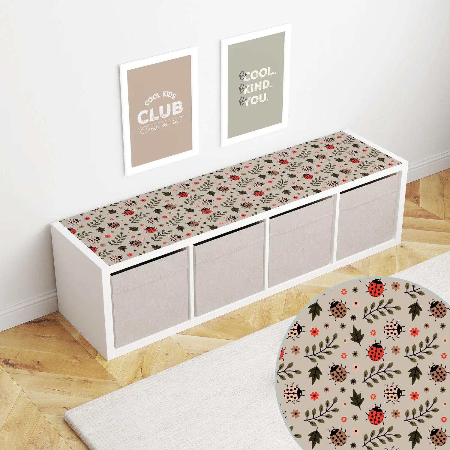 Leafy Ladybirds Decal DF5.
