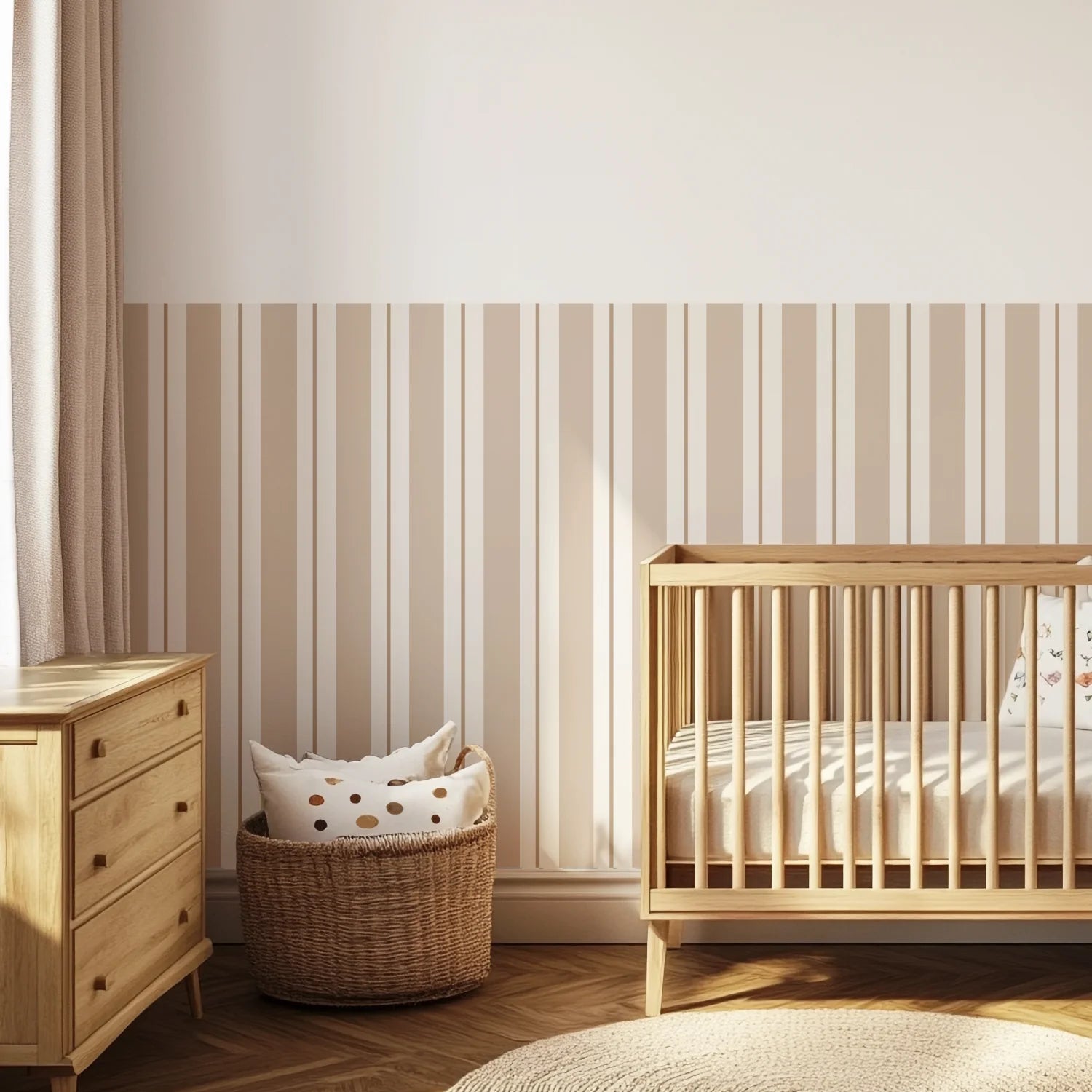 Lines & Stripes Wall Panels - Butter Sandstone - DW11.