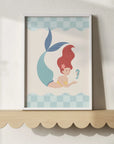 Lulu the Mermaid Print - WP1. Wall Prints