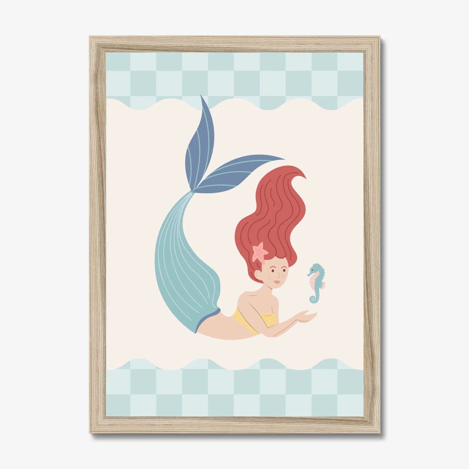 Lulu the Mermaid Print - WP1. Wall Prints