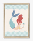 Lulu the Mermaid Print - WP1. Wall Prints