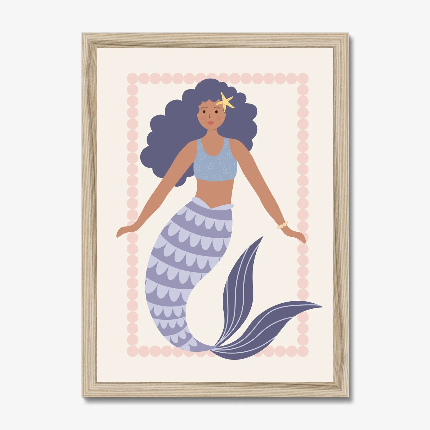 Maya the Mermaid Print - WP1. Wall Prints