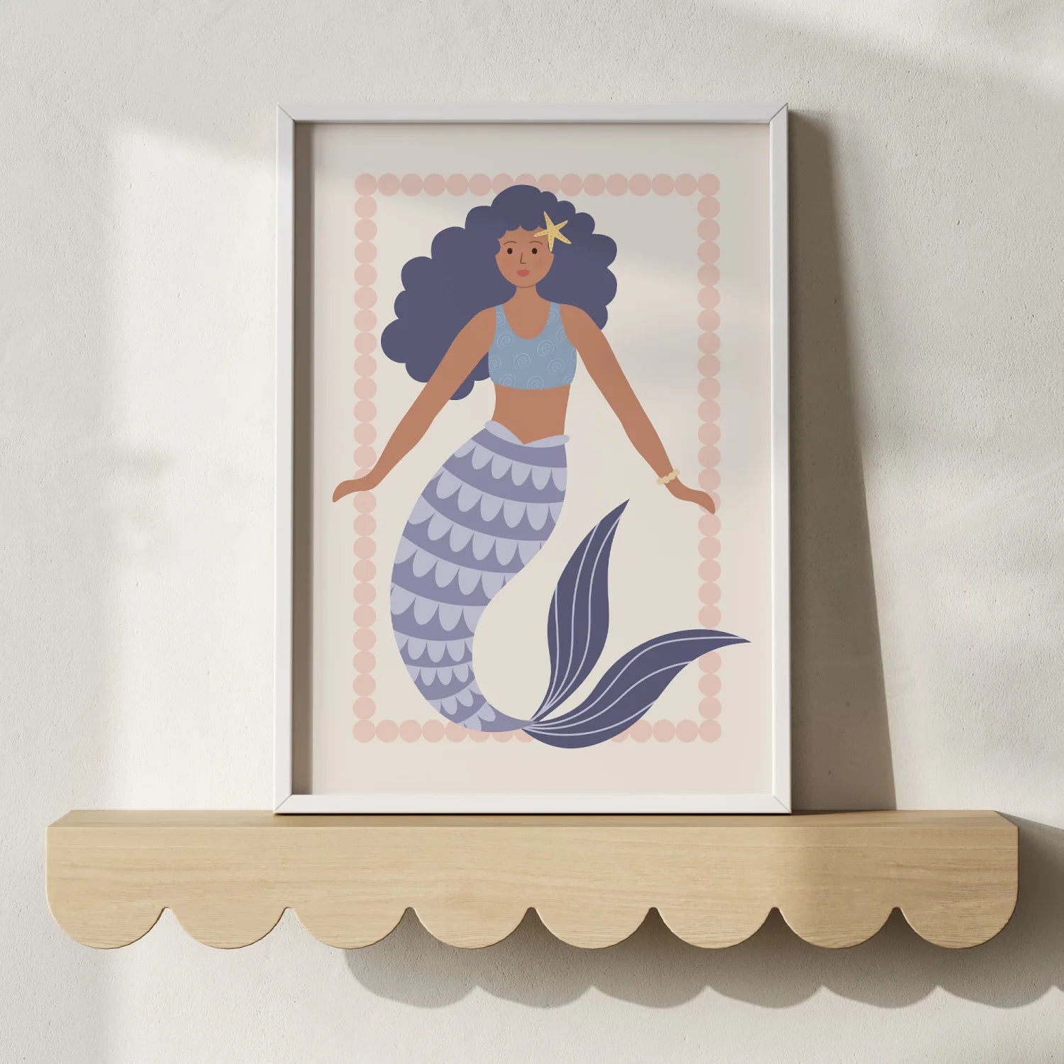 Maya the Mermaid Print - WP1. Wall Prints