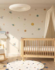 Mixed Planets Wall Decal - DW7. Space Decals