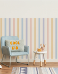 Mixed Stripes Wall Panels - Rainbow - DW11.