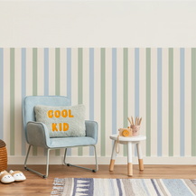 Mixed Stripes Wall Panels: Skater Gator Colourways