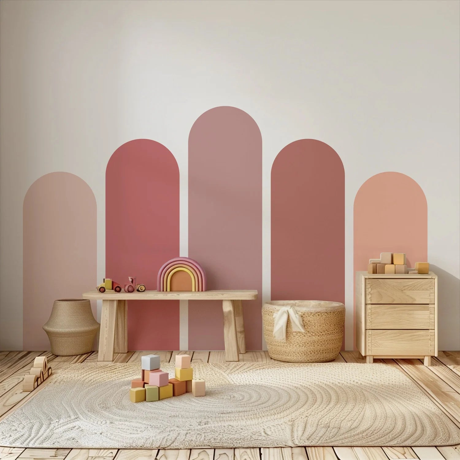 Multi Arches - Blush Breeze - DW12. Arch Decals