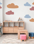 Multi Clouds Wall Decal - Decals Big Features