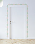 Multi Scalloped Border Decals - Neutral & Sage - DW14.