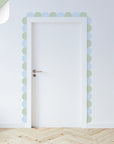 Multi Scalloped Border Decals - Sky & Sage - DW14. Borders