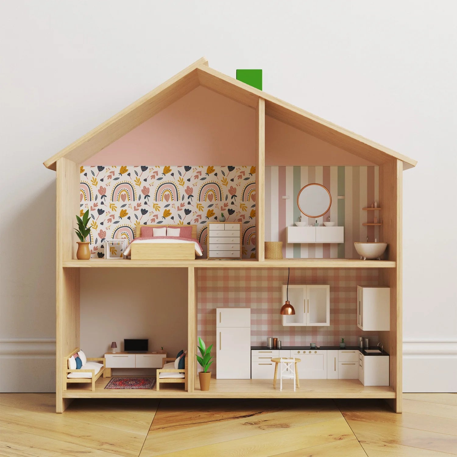 Nature’s Harmony Flisat Dollhouse Decals - Furniture