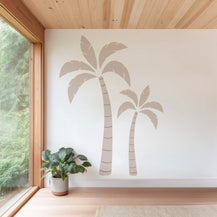 Neutral Palm Tree Wall Decal - Large