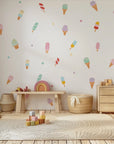Pastel Coloured Ice Cream Wall Decals - DW1. Shape
