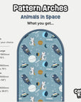 Pattern Arches - Animals In Space - DW12. Arch Decals