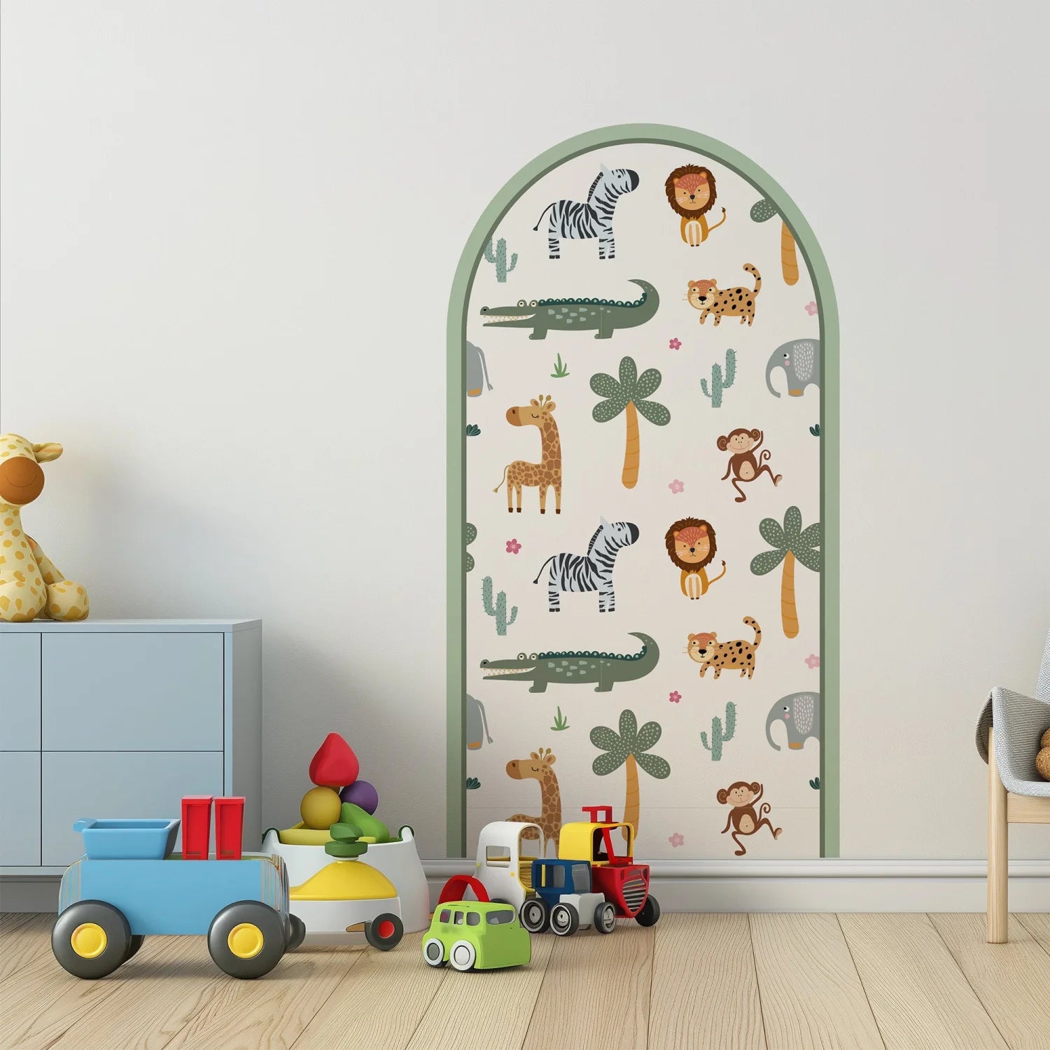 Pattern Arches - Animals On Safari - DW12. Arch Decals