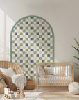 Pattern Arches - Checkers Blue - DW12. Arch Decals