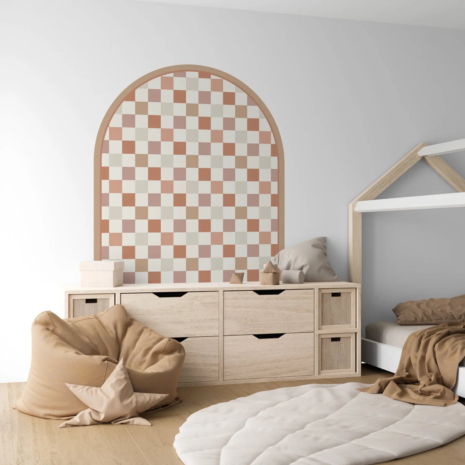 Pattern Arches - Checkers Neutral - DW12. Arch Decals