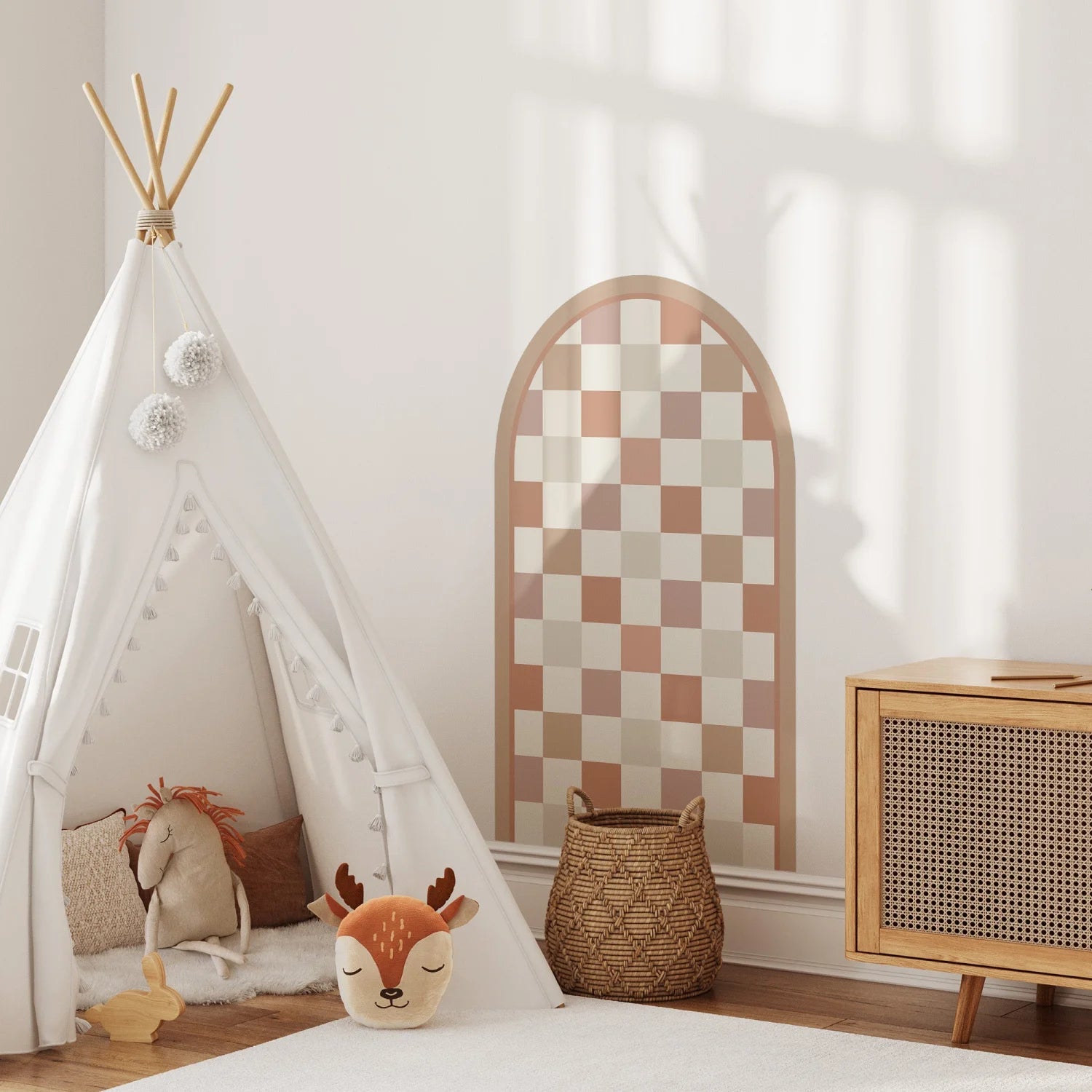 Pattern Arches - Checkers Neutral - DW12. Arch Decals