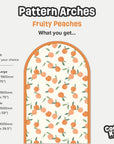 Pattern Arches - Fruity Peaches - DW12. Arch Decals