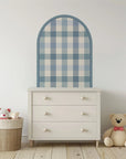 Pattern Arches - Gingham Blue - DW12. Arch Decals