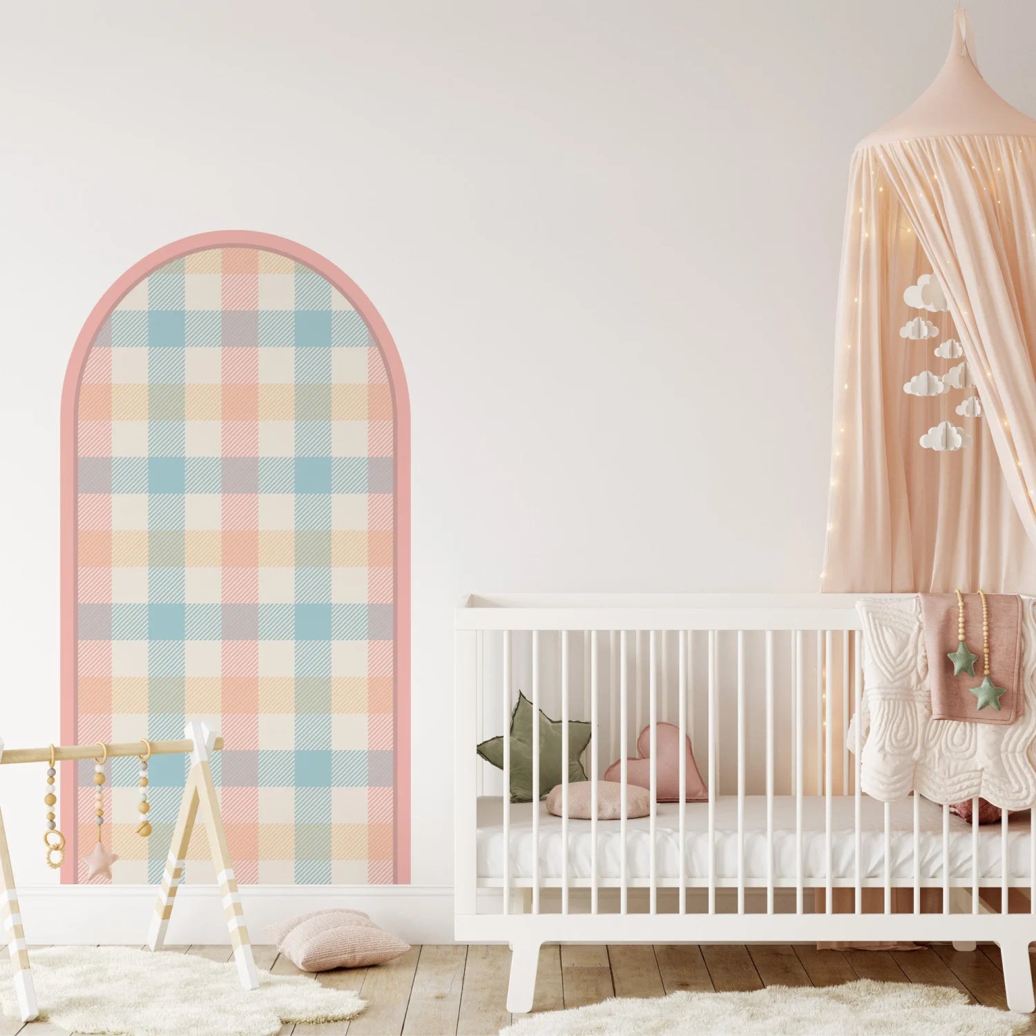 Pattern Arches - Gingham Multi - DW12. Arch Decals