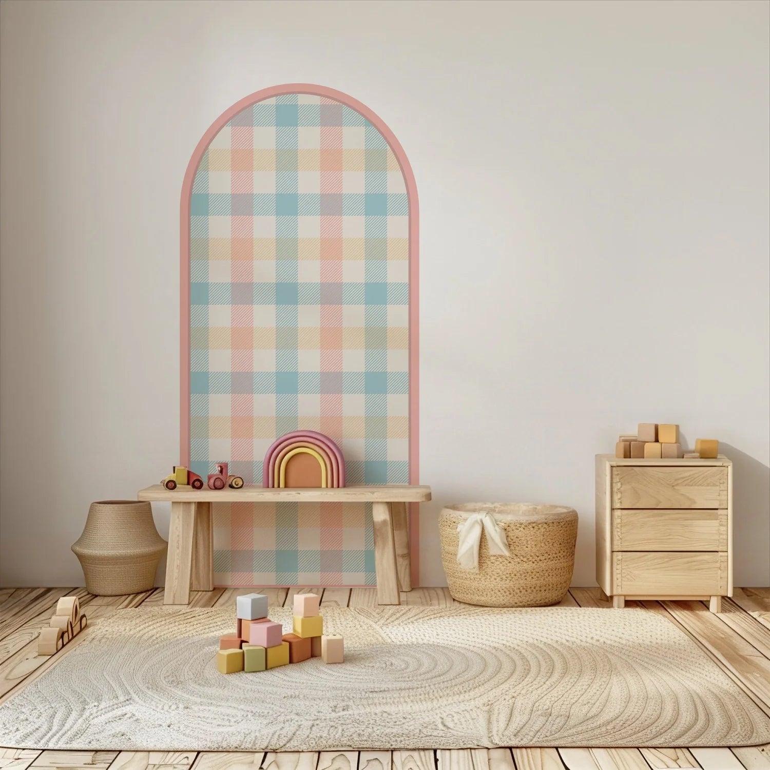 Pattern Arches - Gingham Multi - DW12. Arch Decals