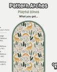 Pattern Arches - Playful Dinos - DW12. Arch Decals