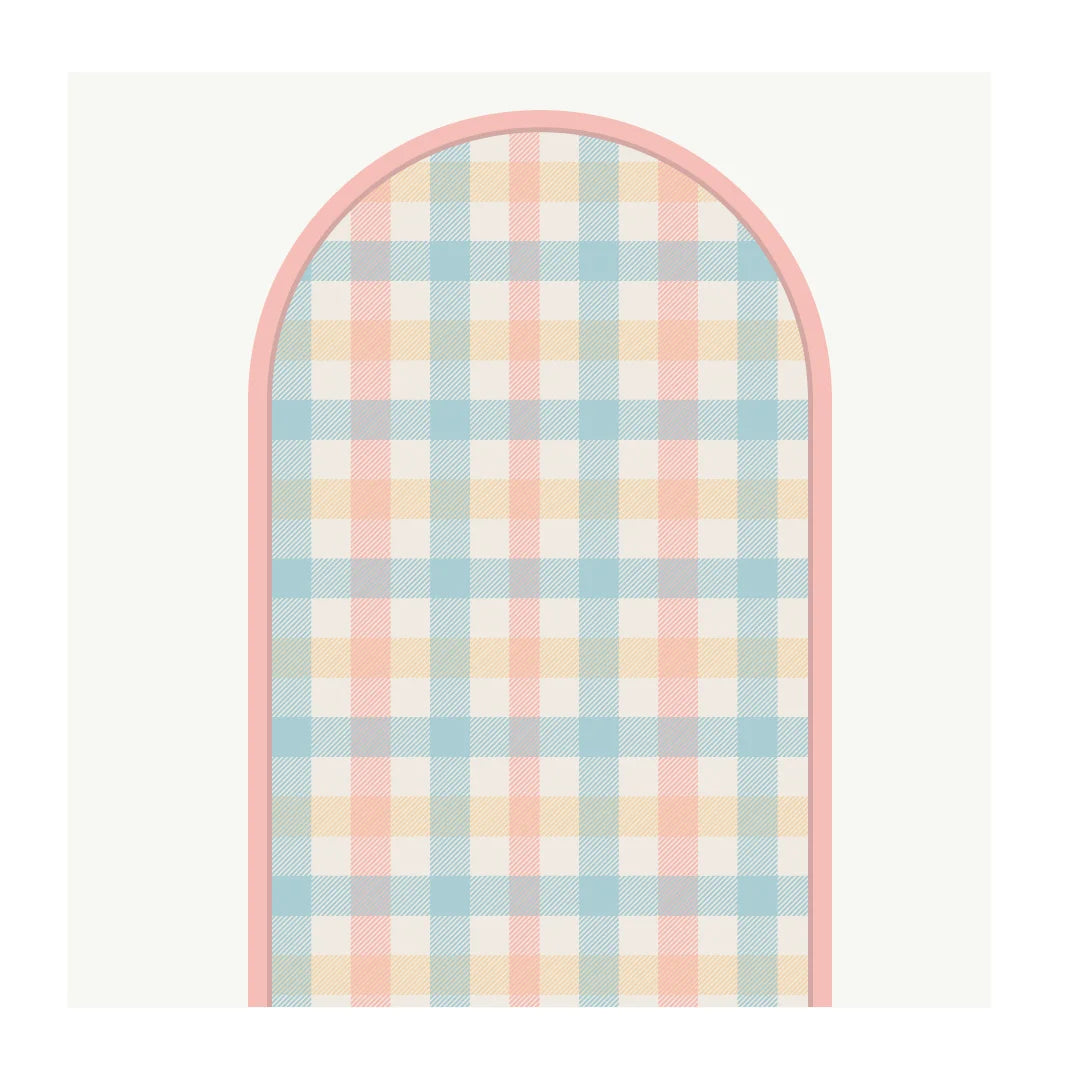 Patterned Arch - Gingham Multi - DW12. Decals