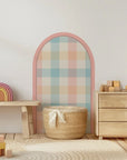 Patterned Arch - Gingham Multi - DW12. Decals
