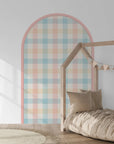 Patterned Arch - Gingham Multi - XL - DW12. Decals