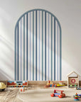 Patterned Arch - Stripes Blue - DW12. Arch Decals