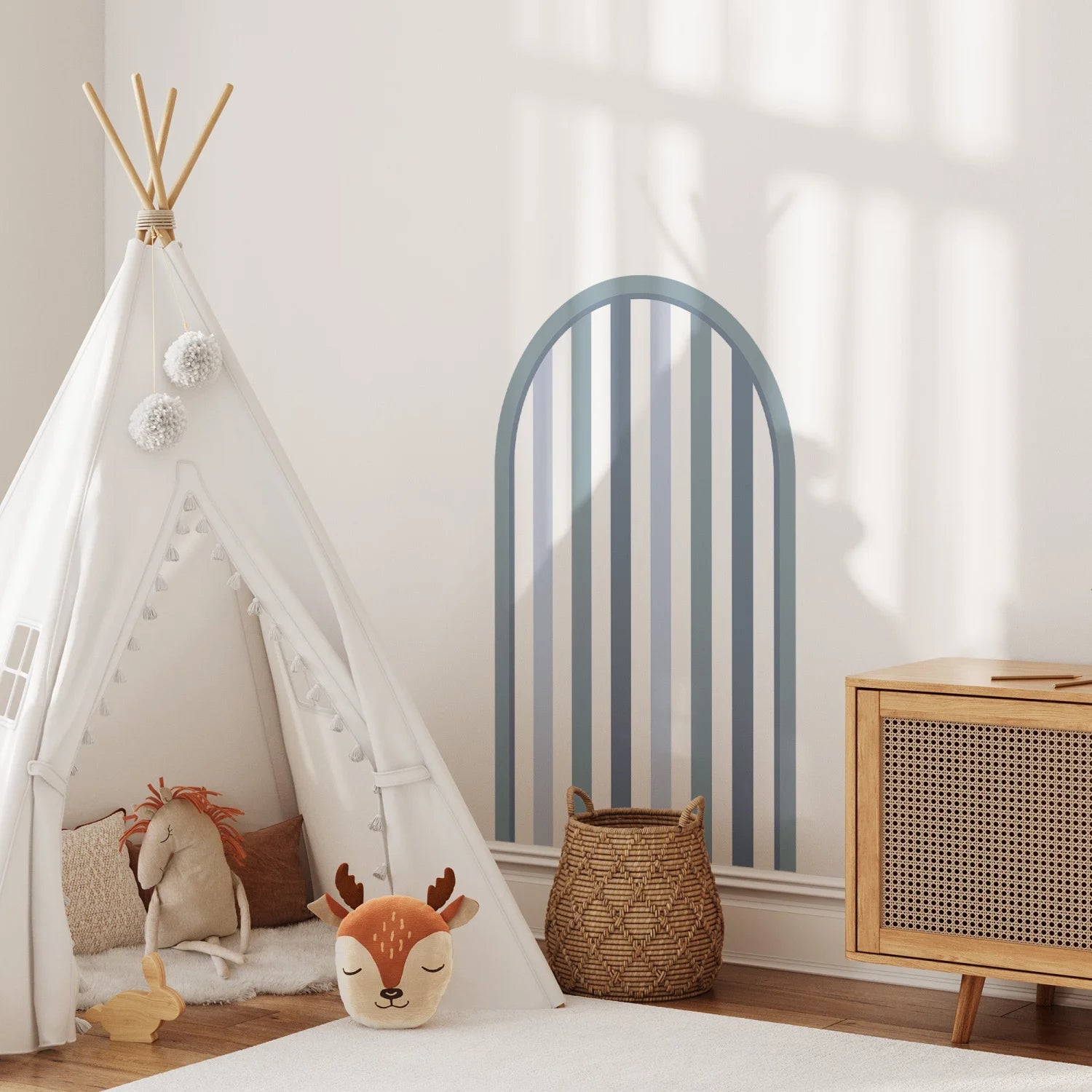 Patterned Arch - Stripes Blue - DW12. Decals