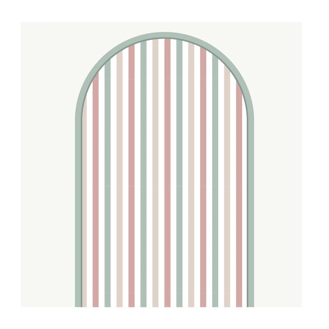 Patterned Arch - Stripes Neutral - DW12. Decals