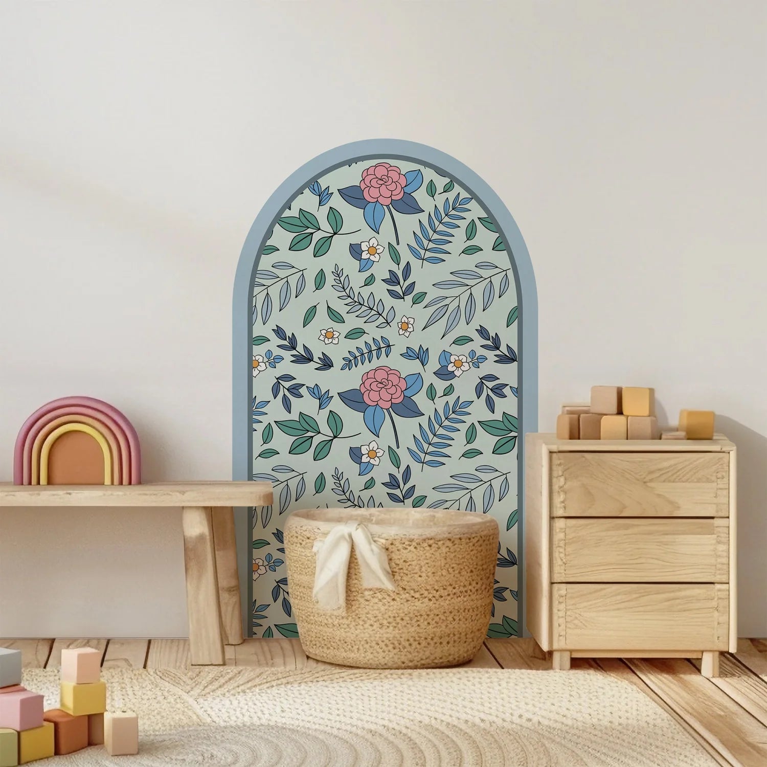 Patterned Arch - Vintage Florals - DW12. Decals