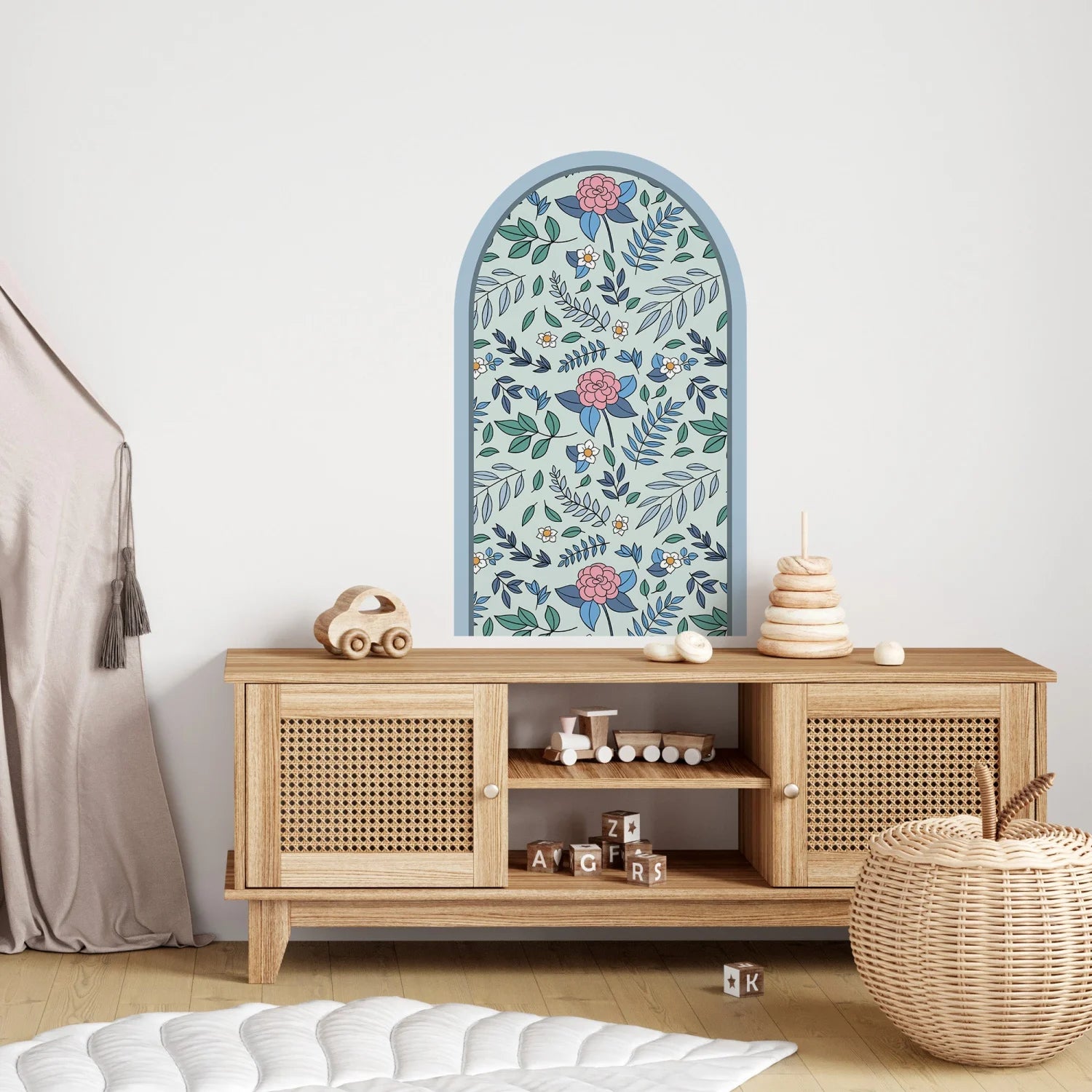 Patterned Arch - Vintage Florals - DW12. Arch Decals