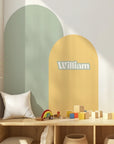 Personalised Name Decals - Bold Font - Green - DW13. Custom
