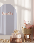 Personalised Name Decals - Bold Font - Pink - DW13. Custom