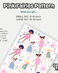 Pink Fairies - Patterned - Decals - Fantasy