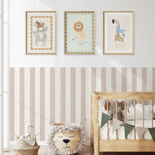 Plain Striped Wall Panels