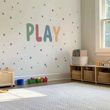 PLAY Letters Multi Wall Decals