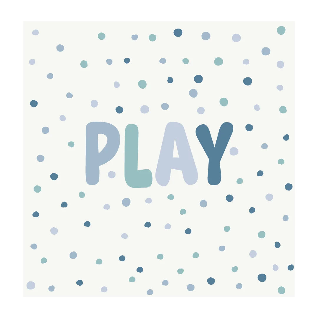 PLAY Letters Wall Decal - DW10. Alphabet Decals