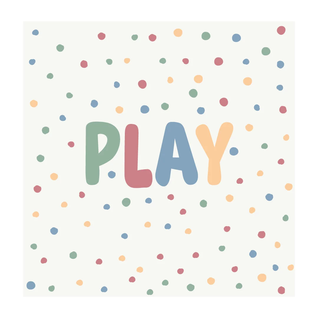 PLAY Letters Wall Decal - DW10. Alphabet Decals