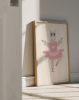 Wall Print: Llama Rina Ballerina