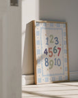 Numbers Wall Print