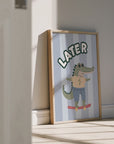 Wall Print: Later Alligator