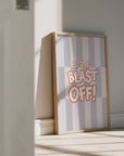 Wall Print: Blast Off