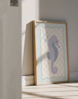 Sandy the Seahorse Print