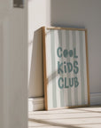Wall Print: Cool Kids Club
