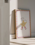 Cowgirl Star Wall Print